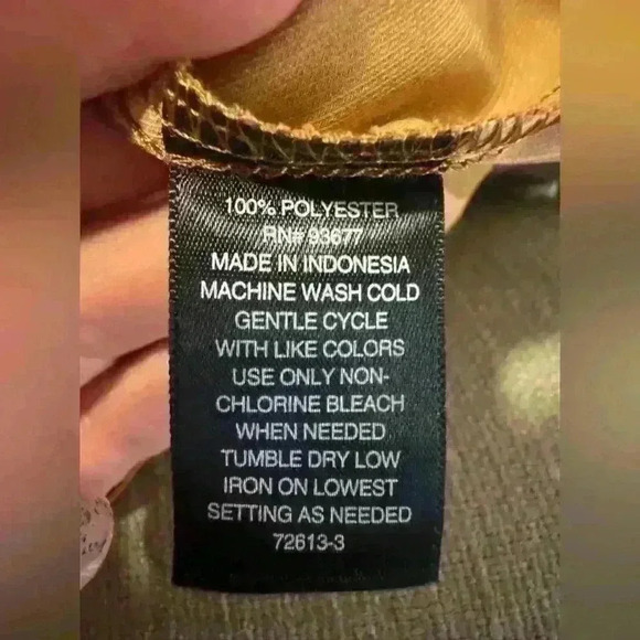 Women’s Orange&Brown  Worthington Blouse - Picture 4 of 6